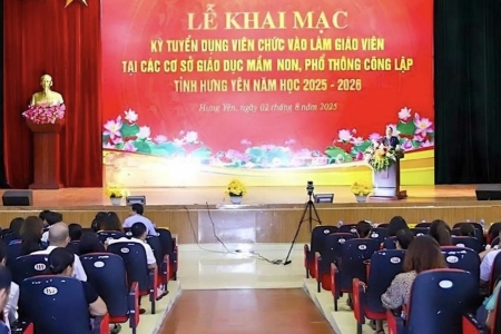 Hưng Yên: Hơn 2.000 ứng viên dự kỳ thi tuyển dụng viên chức giáo dục