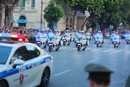 Hà Nội: Lịch cấm đường phục vụ sơ duyệt A80 ngày 27/8