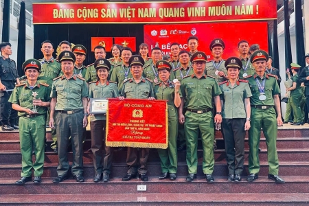 Công an tỉnh Thanh Hóa đạt giải Ba toàn đoàn tại Hội thi Điều lệnh và Đại hội Thể thao CAND năm 2025