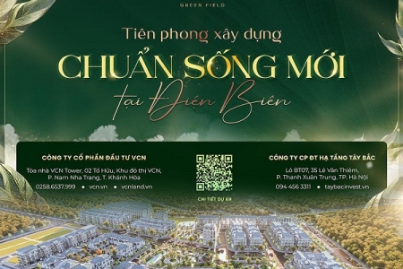 Khu đô thị VCN - Tây Bắc Green Field: Vươn tầm chuẩn sống mới giữa lòng Điện Biên Phủ