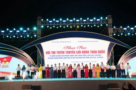 Khai mạc Hội thi tuyên truyền lưu động toàn quốc tại Tuyên Quang