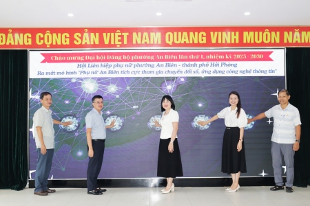 Ra mắt mô hình “Phụ nữ An Biên tích cực tham gia chuyển đổi số, ứng dụng công nghệ thông tin”