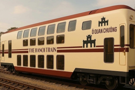 Hà Nội: Sắp vận hành đoàn tàu du lịch 2 tầng ‘The Hanoi Train’
