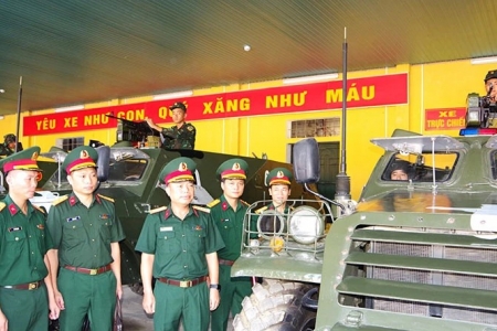 Bộ CHQS tỉnh Thanh Hóa kiểm tra công tác sẵn sàng chiến đấu tại các đơn vị