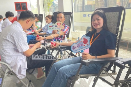 Hưng Yên: Tổ chức hiến máu tình nguyện tại Khu Công nghiệp Thăng Long II