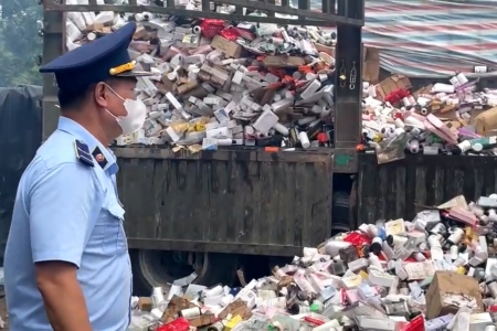 Hà Nội: Tiêu huỷ hơn 91.000 mỹ phẩm vi phạm