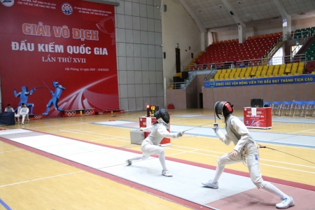 Đoàn Vận động viên Hải Phòng đứng vị trí thứ ba tại Giải vô địch Đấu kiếm quốc gia lần thứ XVII