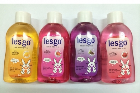 Thu hồi nước súc miệng Lesgo trẻ em: Sản phẩm chứa thành phần không được công bố