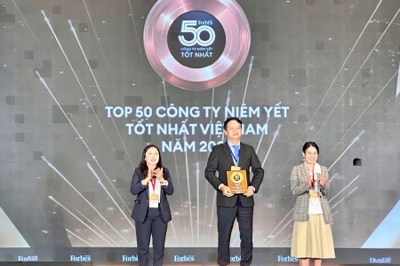 Bảo Việt liên tiếp được vinh danh trong “Danh sách 50 công ty niêm yết tốt nhất Việt Nam” (Forbes) từ 2013