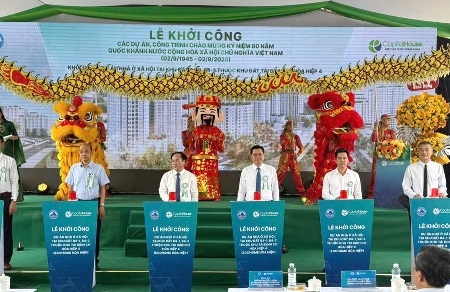 Đà Nẵng: Chính thức khởi công dự án nhà ở xã hội Ecohome Hòa Hiệp