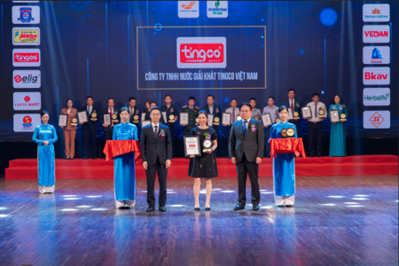 Tingco vào Top 10 Nhãn hiệu Nổi tiếng Việt Nam 2025 – Khẳng định vị thế ngành đồ uống