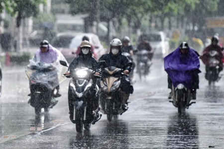 Ngày 29/8, thời tiết Hà Nội nhiều mây, có mưa rào và dông rải rác