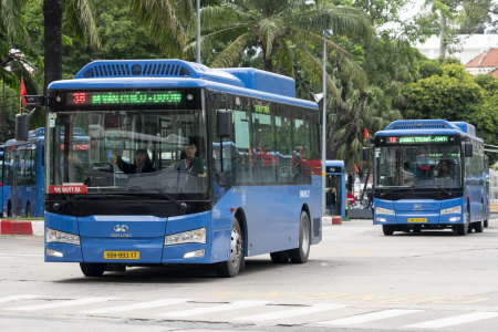 TP. HCM: Nhiều tuyến xe buýt miễn phí vé trong dịp Lễ Quốc khánh 2/9
