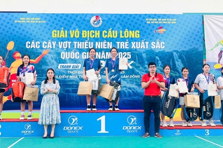 Bắc Ninh giành 14 huy chương tại Giải vô địch Cầu lông các cây vợt thiếu niên, trẻ xuất sắc