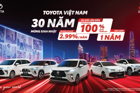 Toyota Việt Nam công bố doanh số bán hàng tháng 8 và Chương trình ưu đãi mừng sinh nhật