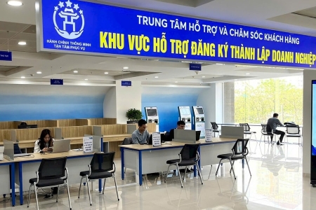Hà Nội: Cấp giấy chứng nhận cho 3.287 doanh nghiệp thành lập mới trong tháng 8