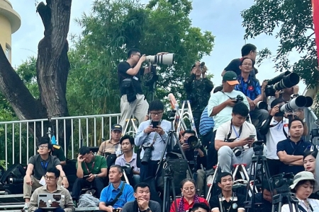 Bộ trưởng Bộ Quốc phòng Phan Văn Giang cảm ơn khối báo chí góp sức cho thành công của A80