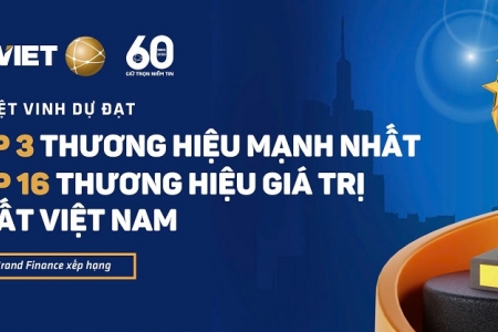 Bảo Việt đạt Top 3 thương hiệu mạnh nhất và Top 16 thương hiệu giá trị nhất Việt Nam