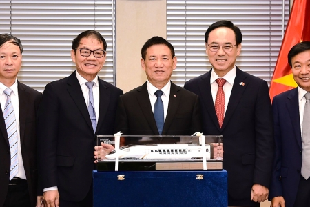 Phó Thủ tướng Hồ Đức Phớc làm việc với THACO và Hyundai Rotem về dự án đường sắt tốc độ cao