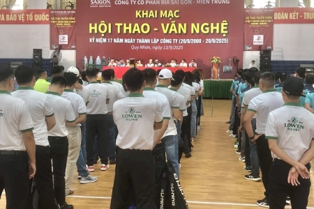 Gia Lai: Sôi nổi Hội thao – Văn nghệ Công ty CP Bia Sài Gòn – Miền Trung