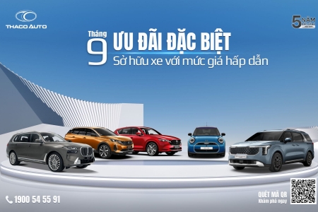 Cơ hội sở hữu xe với ưu đãi hấp dẫn từ THACO AUTO