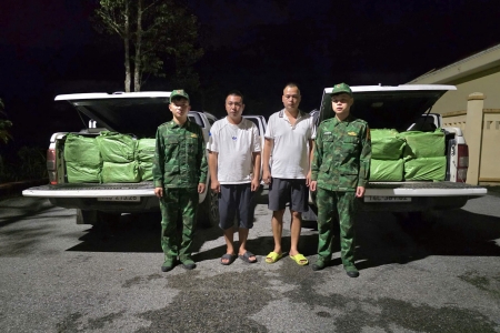 Biên phòng Quảng Ninh chặn đứng vụ vận chuyển hàng hóa nghi vấn trong đêm