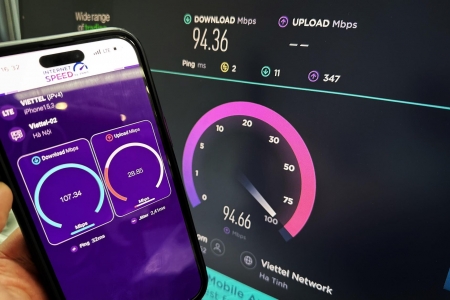 Tốc độ Internet cáp quang Việt Nam liên tiếp tăng bậc