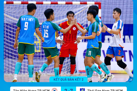 Xác định hai đội vào chung kết Giải futsal vô địch U20 quốc gia 2025