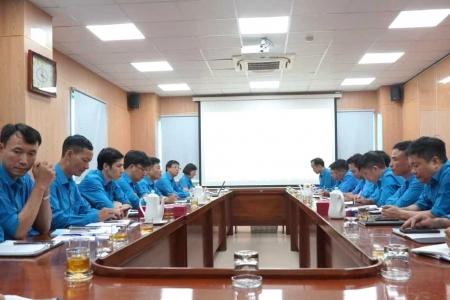 Công đoàn Công ty Cổ phần Than Hà Lầm – Vinacomin sơ kết Tháng thi đua cao điểm thực hiện công tác An toàn vệ sinh lao động