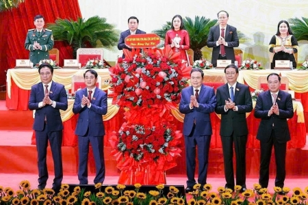 Chủ tịch Quốc hội Trần Thanh Mẫn dự Đại hội đại biểu Đảng bộ tỉnh Khánh Hòa