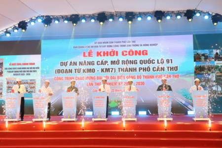 Cần Thơ khởi công, khánh thành 18 công trình với tổng mức đầu tư trên 12.000 tỷ đồng