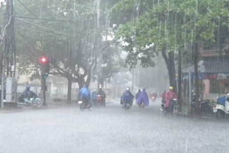 Ảnh hưởng hoàn lưu bão số 9, Bắc Bộ, Thanh Hóa và Nghệ An mưa to đến rất to