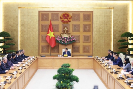 Thủ tướng Phạm Minh Chính tiếp Bí thư Tỉnh ủy Sơn Đông (Trung Quốc)