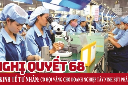 Nghị quyết 68 về kinh tế tư nhân: Cơ hội vàng cho doanh nghiệp Tây Ninh bứt phá
