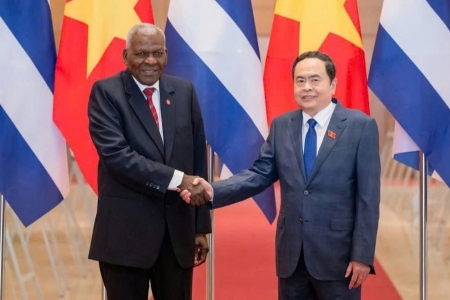 Hôm nay, Chủ tịch Quốc hội, Chủ tịch Hội đồng Nhà nước Cuba thăm chính thức Việt Nam