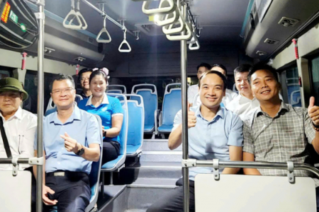 Hà Nội khai trương tuyến buýt 20ATC kết nối tới xã đảo duy nhất của Thủ đô