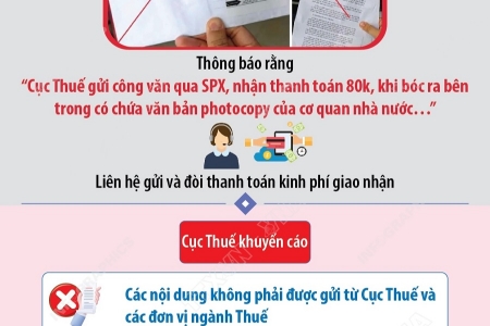 Cục Thuế cảnh báo quan trọng về giả mạo lừa đảo