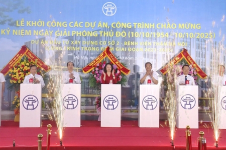 Khởi công xây dựng Bệnh viện Thận Hà Nội cơ sở 2, vốn đầu tư gần 750 tỷ đồng