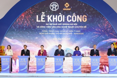 Hà Nội khởi công cầu Thượng Cát hơn 7.300 tỷ đồng nối liền đôi bờ sông Hồng