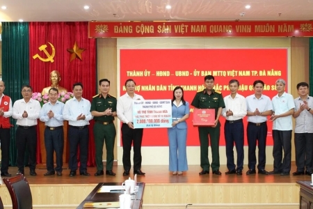 TP. Đà Nẵng hỗ trợ Nhân dân tỉnh Thanh Hóa 2 tỷ đồng khắc phục hậu quả bão số 10