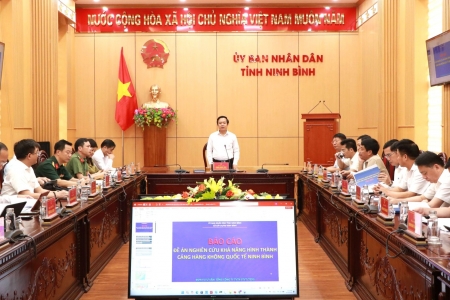 Ninh Bình nghiên cứu khả năng hình thành Cảng hàng không – Động lực mới cho phát triển vùng