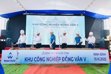 Khởi công KCN Đồng Văn V: Bước tiến chiến lược trong tầm nhìn công nghiệp xanh Ninh Bình