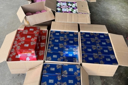 Vĩnh Long: Triệt phá vụ kinh doanh mỹ phẩm nhập lậu quy mô lớn