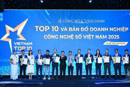 TNTech lọt Top 10 ‘Khai phá’ trên Bản đồ Doanh nghiệp Công nghệ số Việt Nam 2025