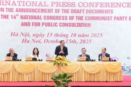 Họp báo quốc tế công bố dự thảo các Văn kiện trình Đại hội XIV của Đảng