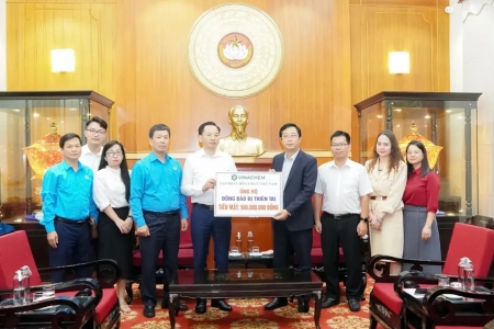Vinachem chung tay hỗ trợ đồng bào vùng bão lũ