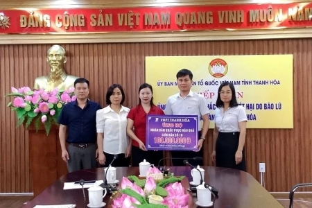 Thanh Hóa đã tiếp nhận hơn 45 tỷ đồng ủng hộ Nhân dân bị thiệt hại do bão số 10