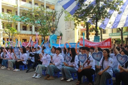 Học sinh tại Thanh Hóa hào hứng tham gia cuộc thi “Trường học không ma túy”