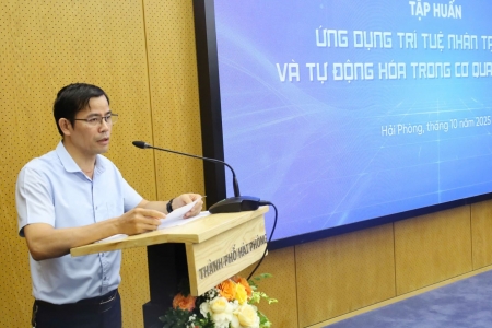 Hải Phòng: Ứng dụng trí tuệ nhân tạo AI, tự động hóa trong cơ quan nhà nước