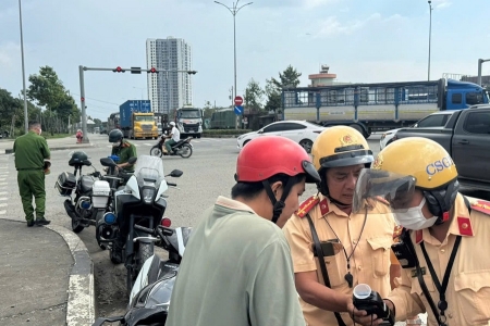 TP. HCM: Hơn 17.000 trường hợp vi phạm giao thông bị xử lý sau 10 ngày kiểm tra cao điểm